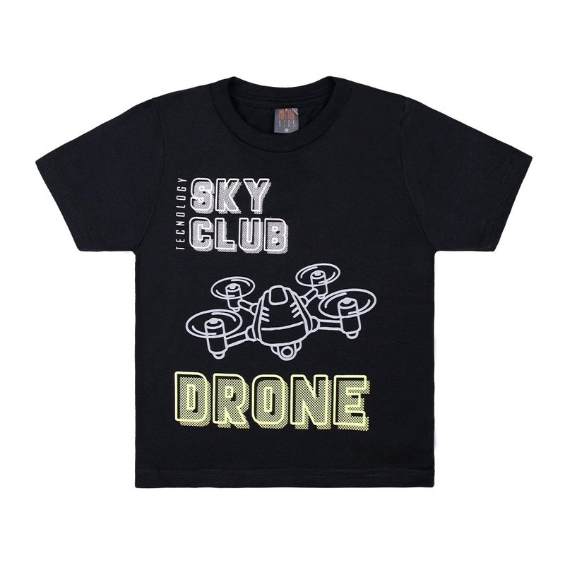 Conjunto Infantil Drone Preto Mister Kids